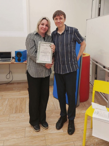 Ольга Ельцова прошла обучение по курсу «Аудиовестибулярная платформа "Синапс":.